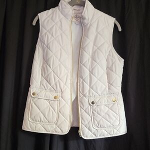 Xhilaration Quilted Vest with Gold Accents